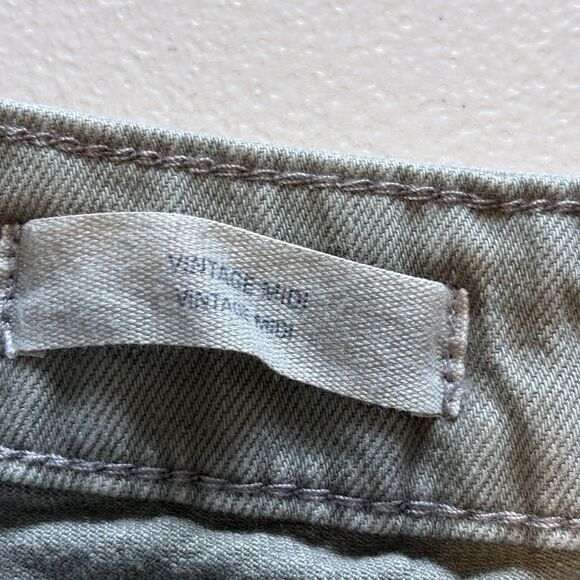 Universal Thread Womens Shorts Size 10 Vintage Midi Dusty Olive  NWT - Picture 8 of 13